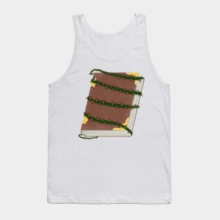 Vine and thorns wrapped book Tank Top